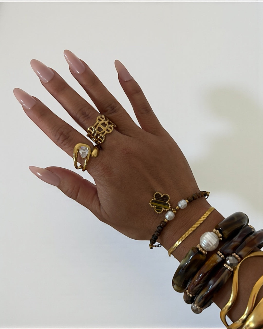 Bagues– tendance, acier inoxydable EXCLU WEB